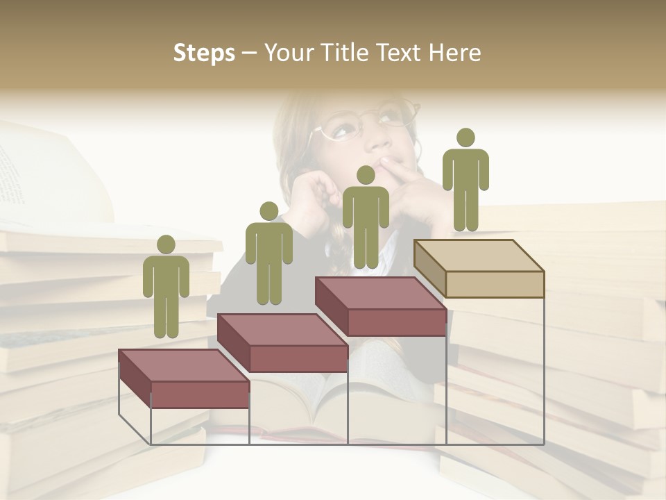 Beautiful Study Portrait PowerPoint Template