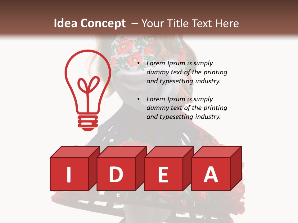 Expression Background Little PowerPoint Template