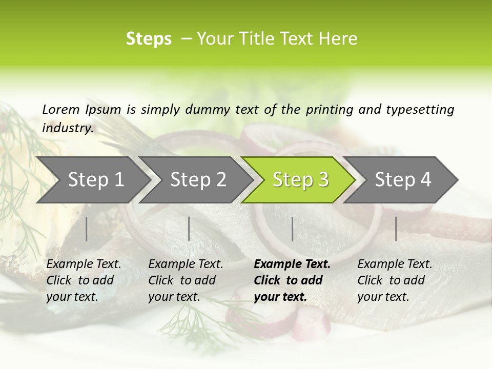Green Hale Fillet PowerPoint Template