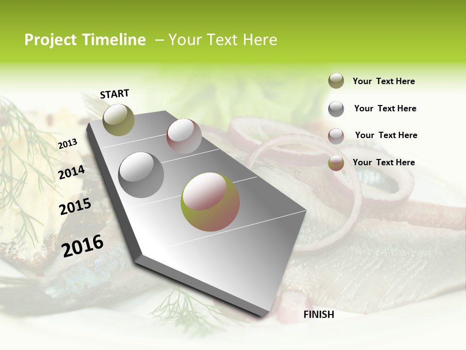 Green Hale Fillet PowerPoint Template