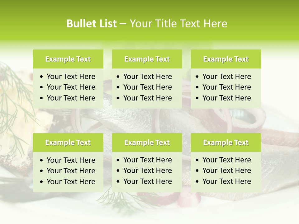 Green Hale Fillet PowerPoint Template