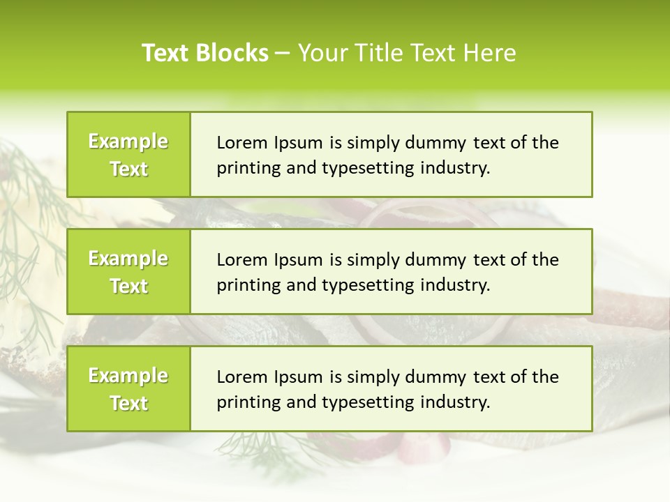 Green Hale Fillet PowerPoint Template