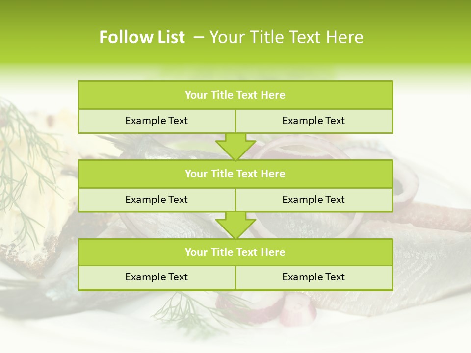 Green Hale Fillet PowerPoint Template