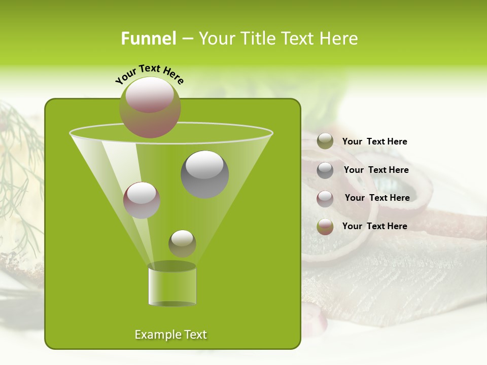 Green Hale Fillet PowerPoint Template