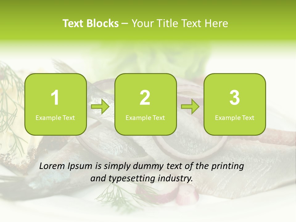 Green Hale Fillet PowerPoint Template