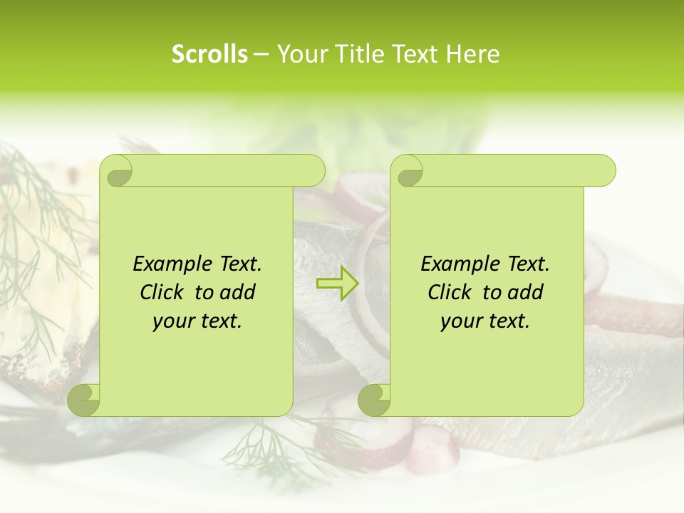 Green Hale Fillet PowerPoint Template