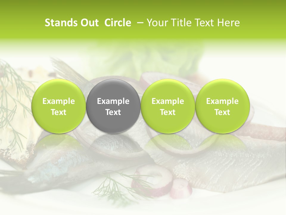 Green Hale Fillet PowerPoint Template