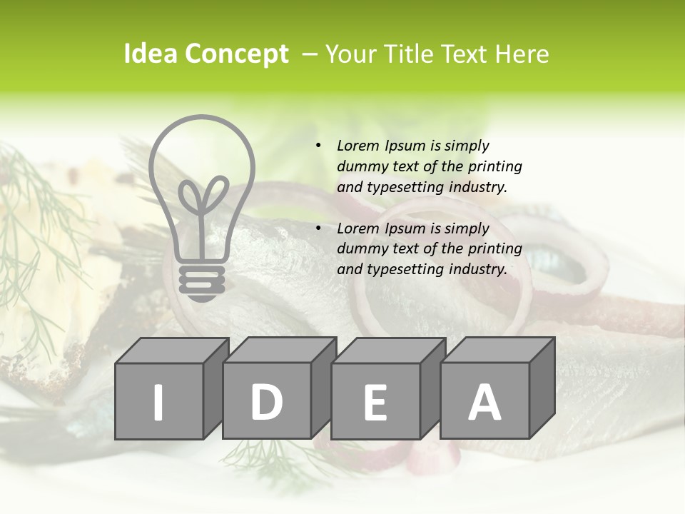 Green Hale Fillet PowerPoint Template