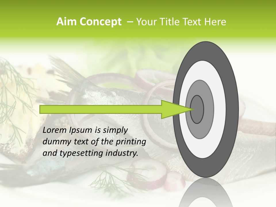 Green Hale Fillet PowerPoint Template