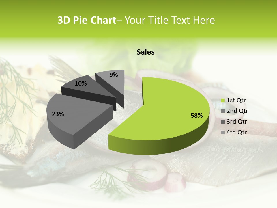 Green Hale Fillet PowerPoint Template