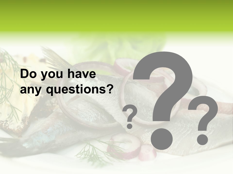 Green Hale Fillet PowerPoint Template