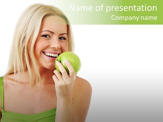 Eating Dental Expression PowerPoint Template