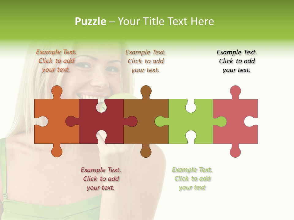 Eating Dental Expression PowerPoint Template