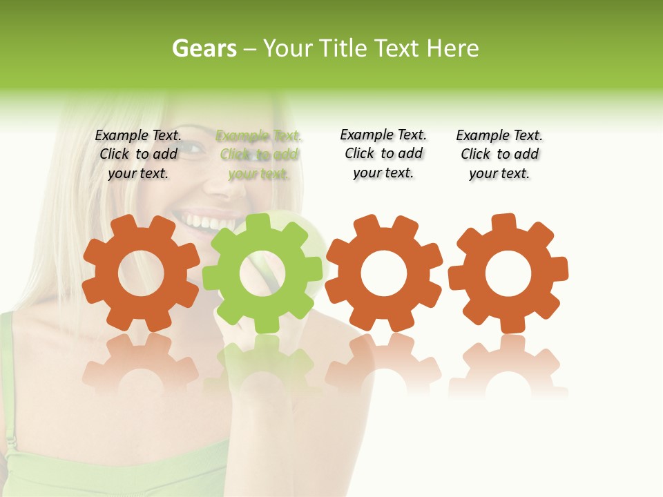 Eating Dental Expression PowerPoint Template