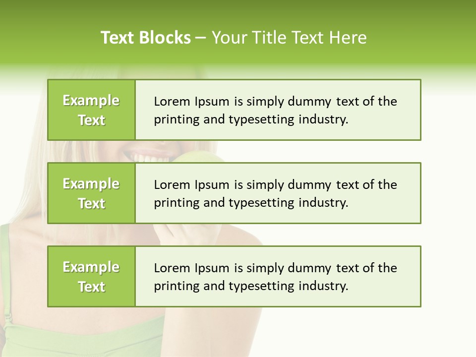Eating Dental Expression PowerPoint Template