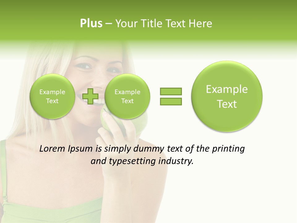 Eating Dental Expression PowerPoint Template