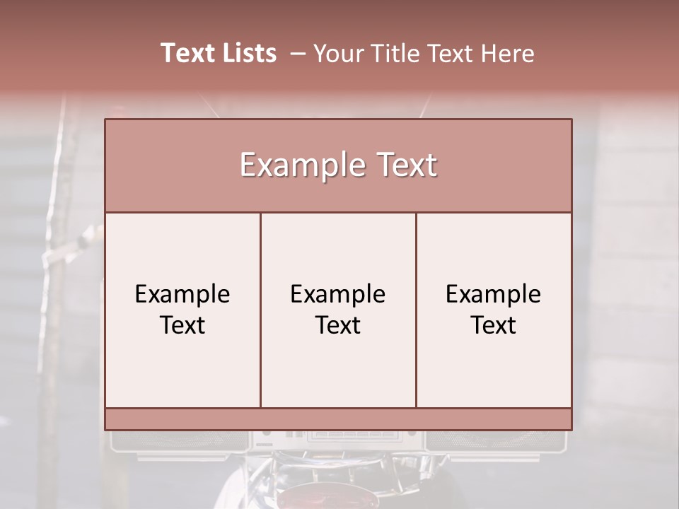 Dance Music Boombox Cool PowerPoint Template