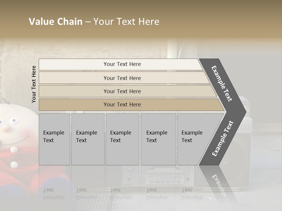 Listen Boombox Clubbing PowerPoint Template