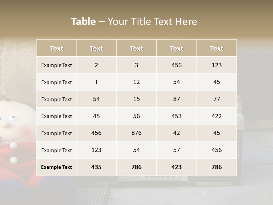 Listen Boombox Clubbing PowerPoint Template