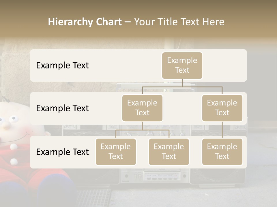 Listen Boombox Clubbing PowerPoint Template