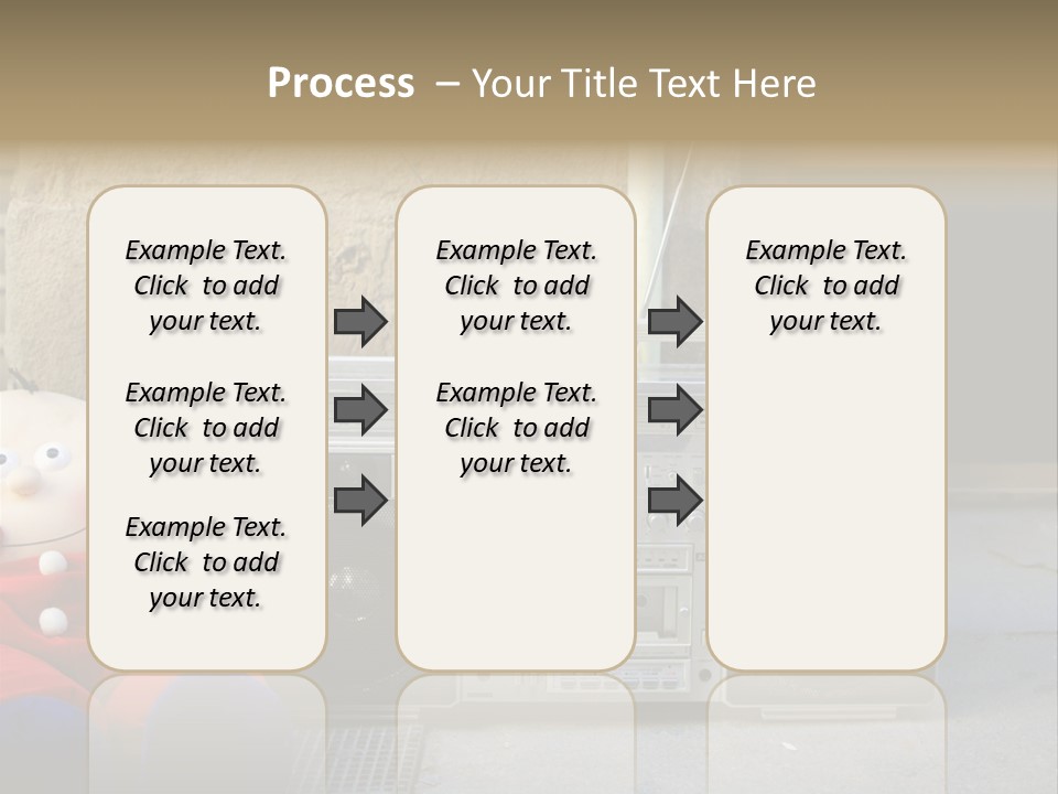 Listen Boombox Clubbing PowerPoint Template
