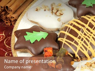 Typical Gingerbread Cuisine PowerPoint Template