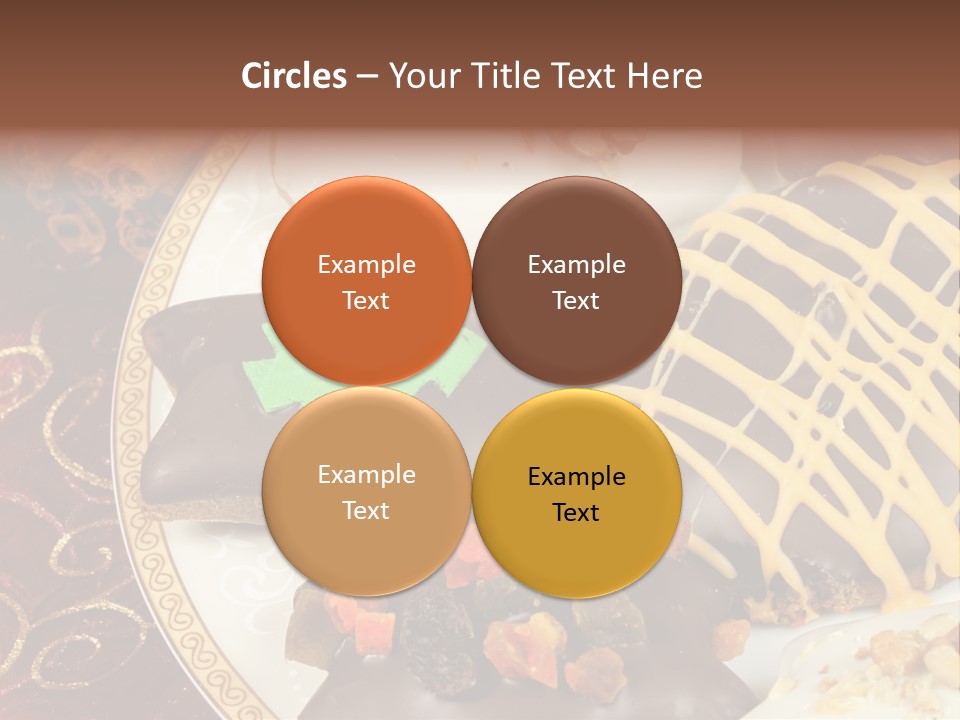 Typical Gingerbread Cuisine PowerPoint Template