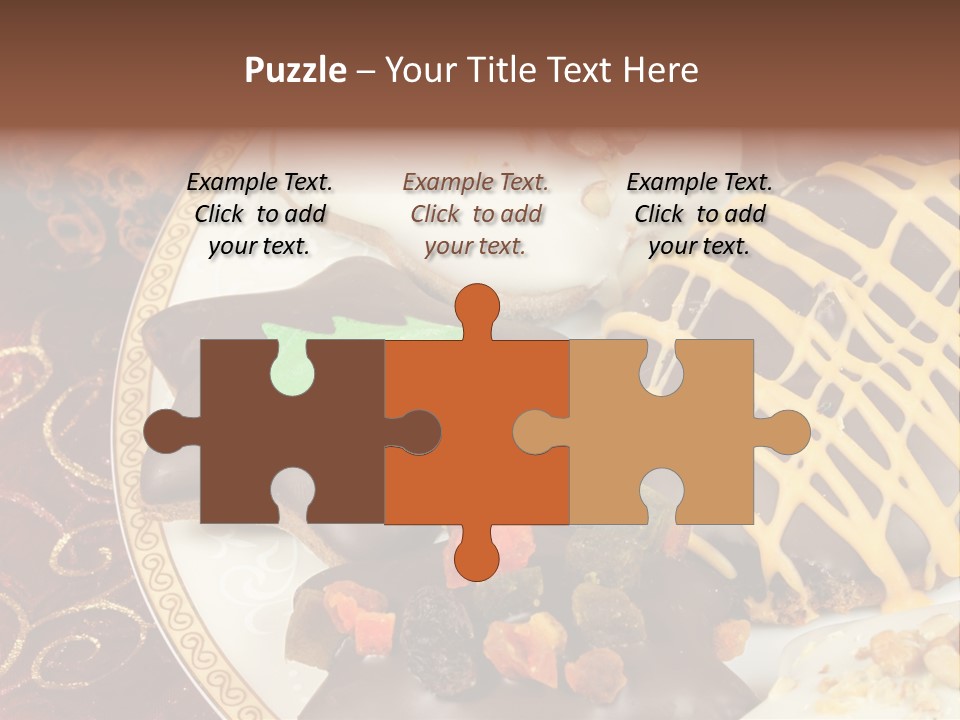 Typical Gingerbread Cuisine PowerPoint Template