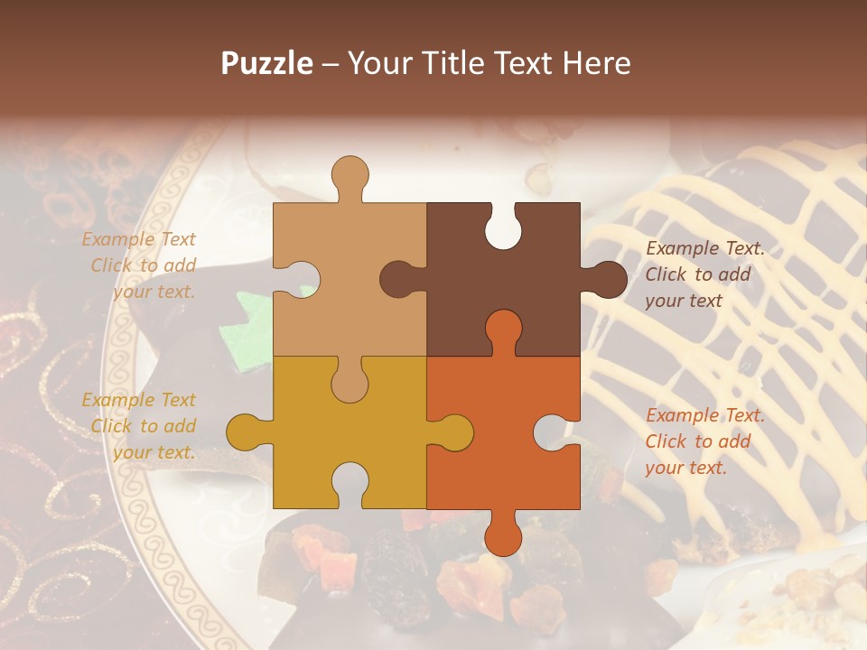 Typical Gingerbread Cuisine PowerPoint Template