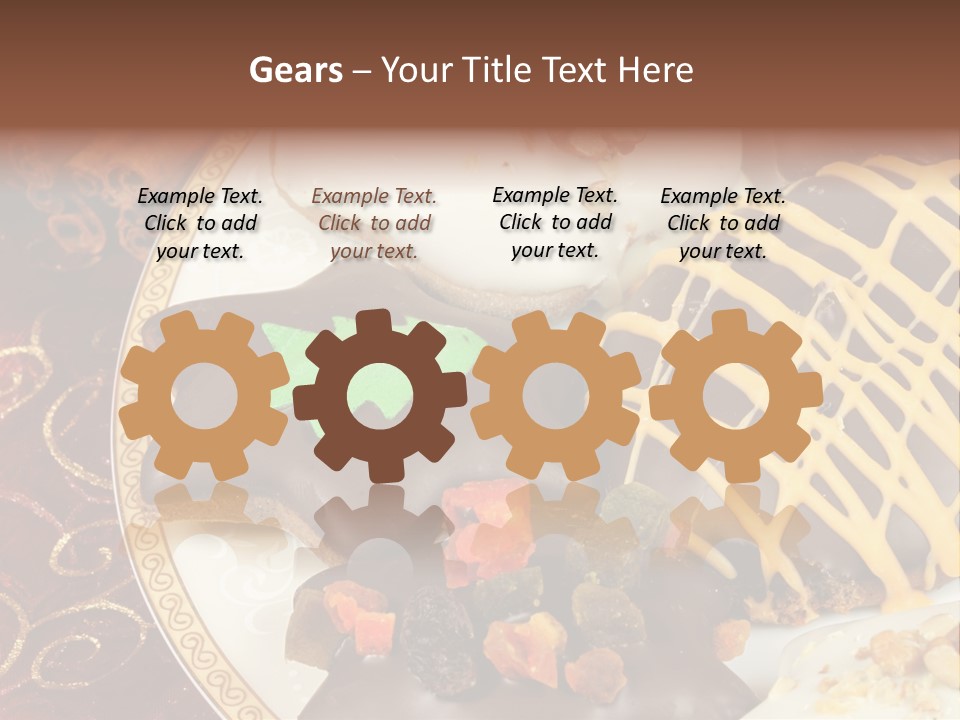 Typical Gingerbread Cuisine PowerPoint Template