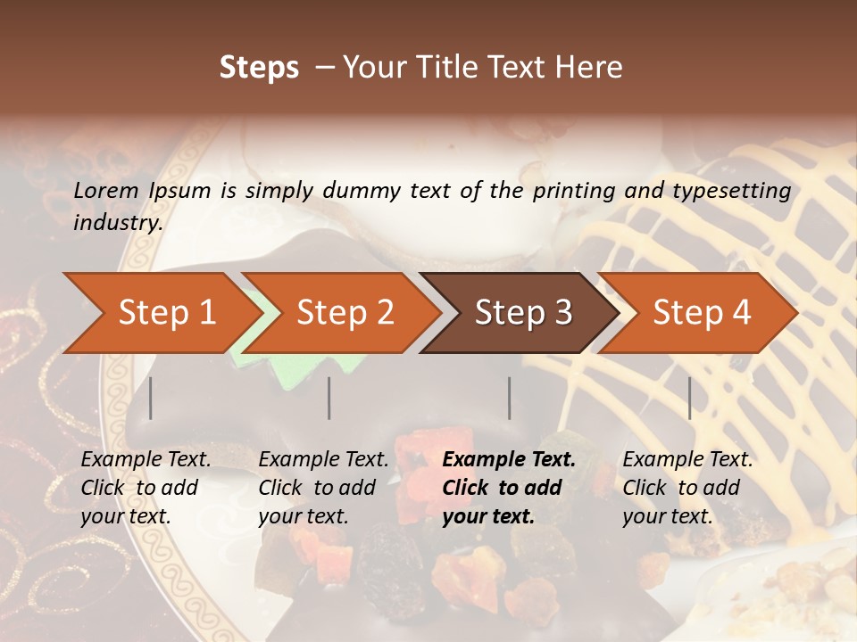 Typical Gingerbread Cuisine PowerPoint Template