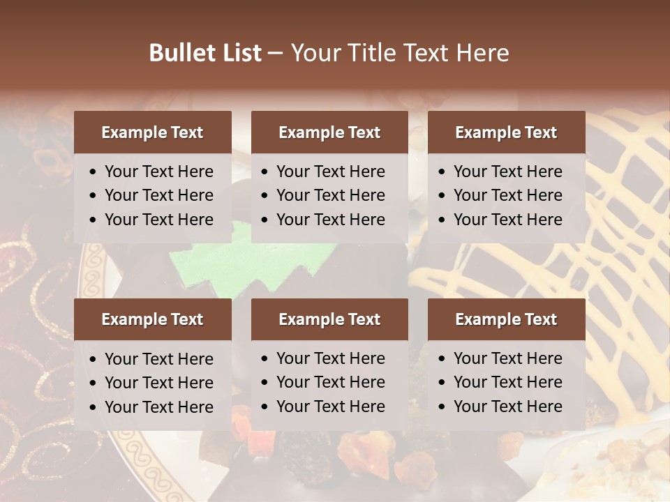 Typical Gingerbread Cuisine PowerPoint Template