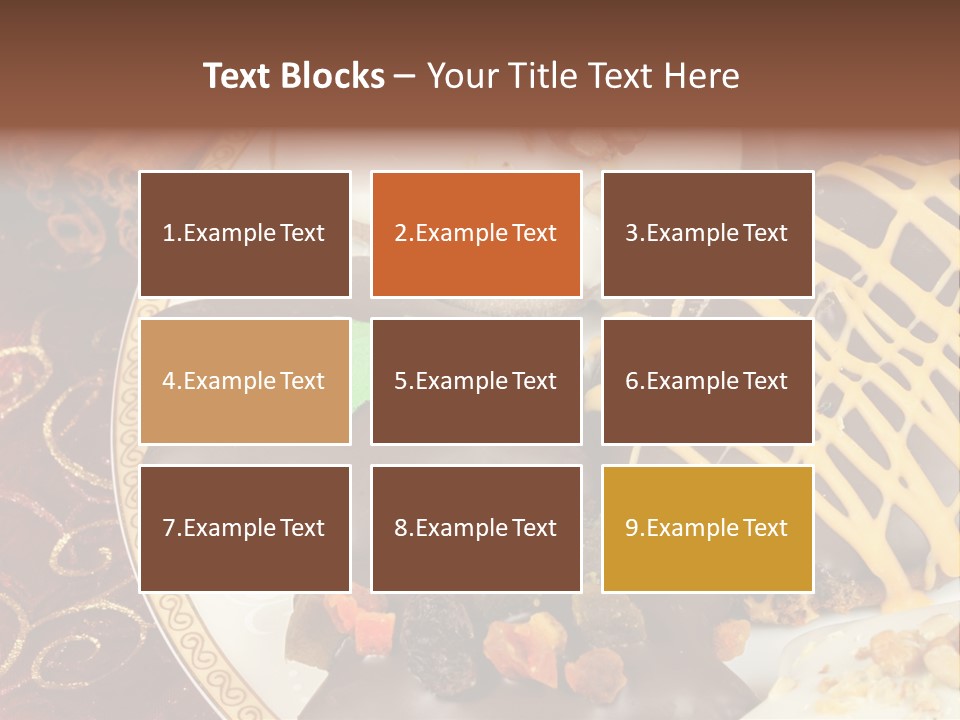Typical Gingerbread Cuisine PowerPoint Template