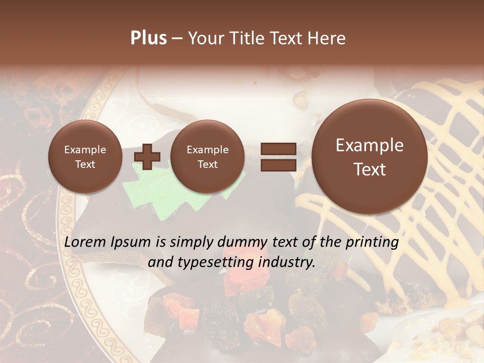 Typical Gingerbread Cuisine PowerPoint Template
