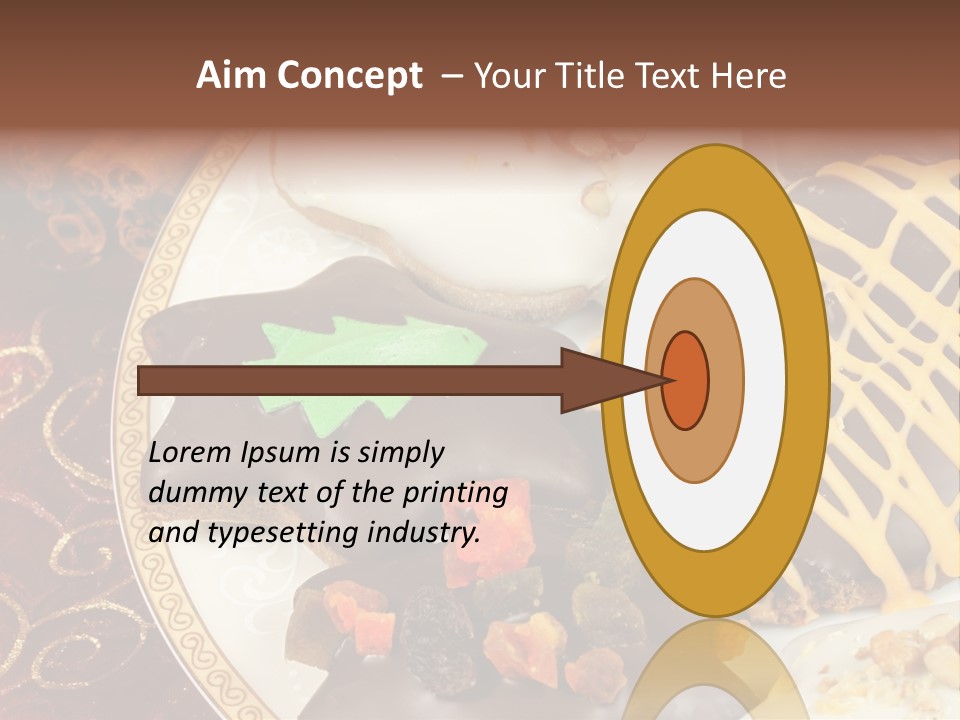 Typical Gingerbread Cuisine PowerPoint Template
