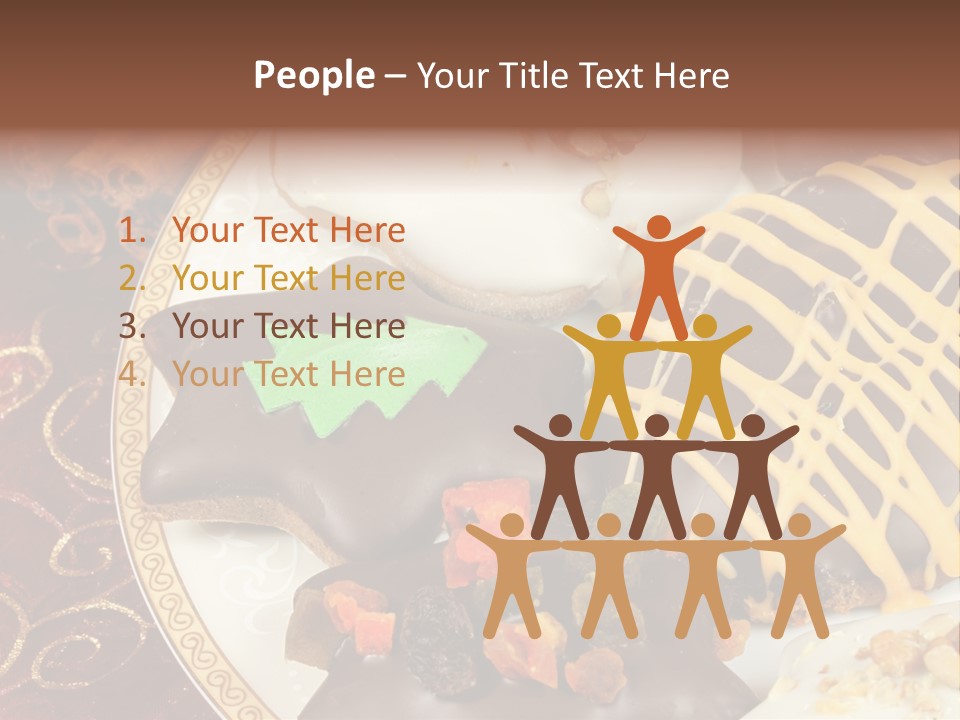 Typical Gingerbread Cuisine PowerPoint Template