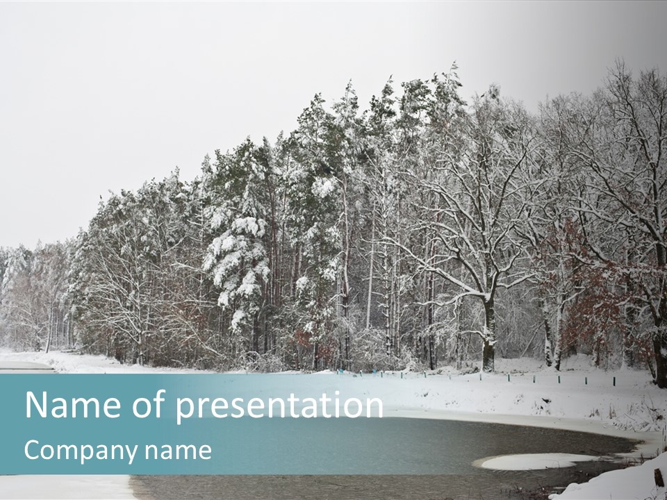 Season Nature Winter PowerPoint Template