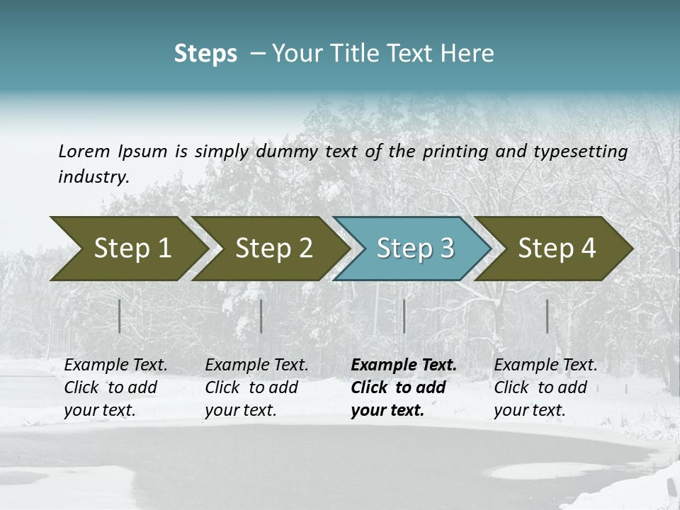 Season Nature Winter PowerPoint Template
