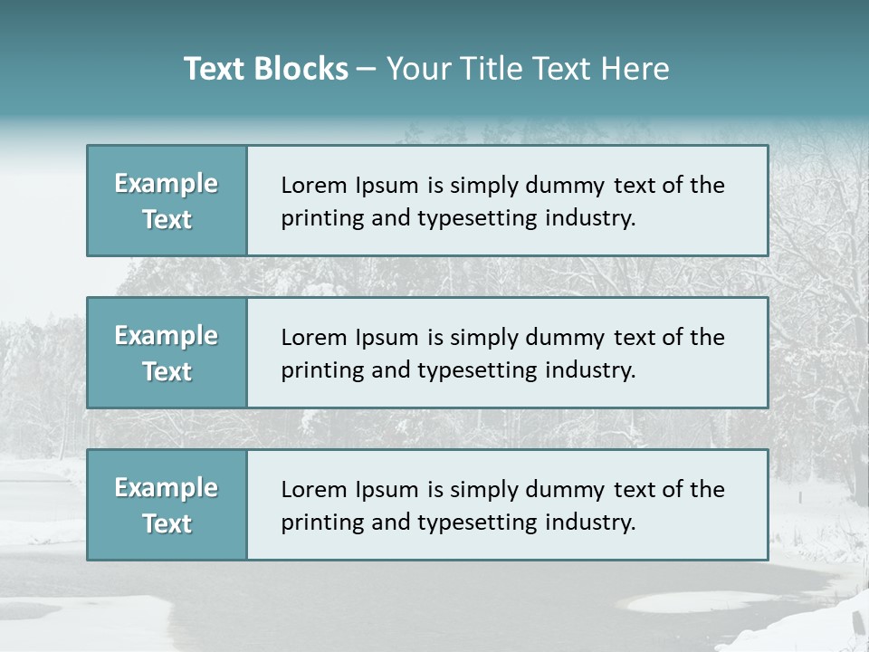 Season Nature Winter PowerPoint Template
