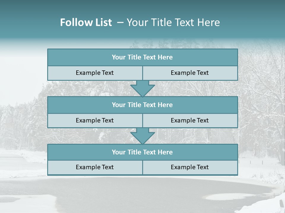 Season Nature Winter PowerPoint Template