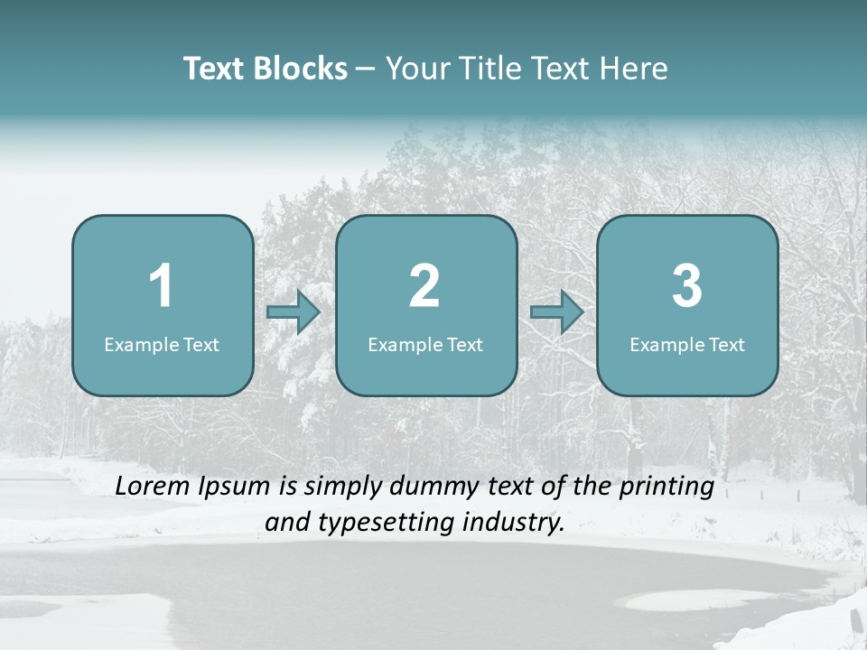 Season Nature Winter PowerPoint Template