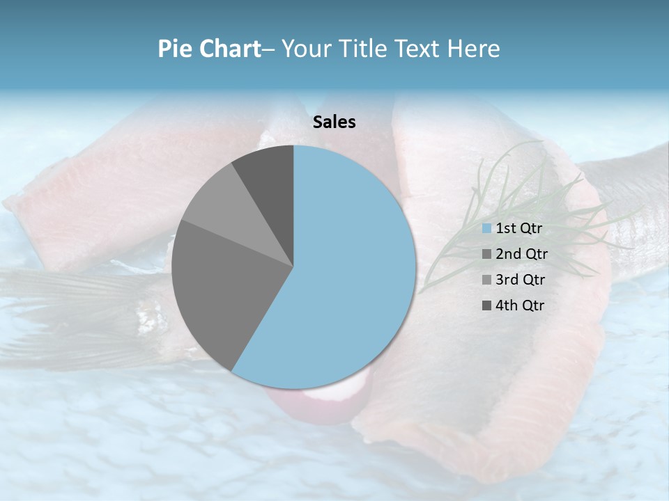 Fillet Delicacy Fresh PowerPoint Template