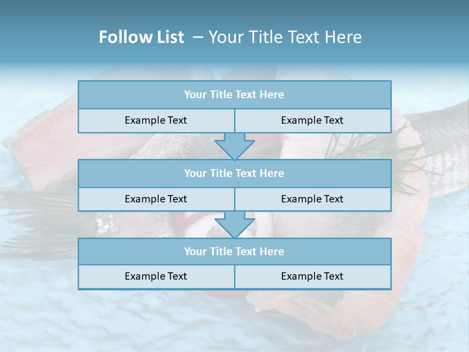 Fillet Delicacy Fresh PowerPoint Template