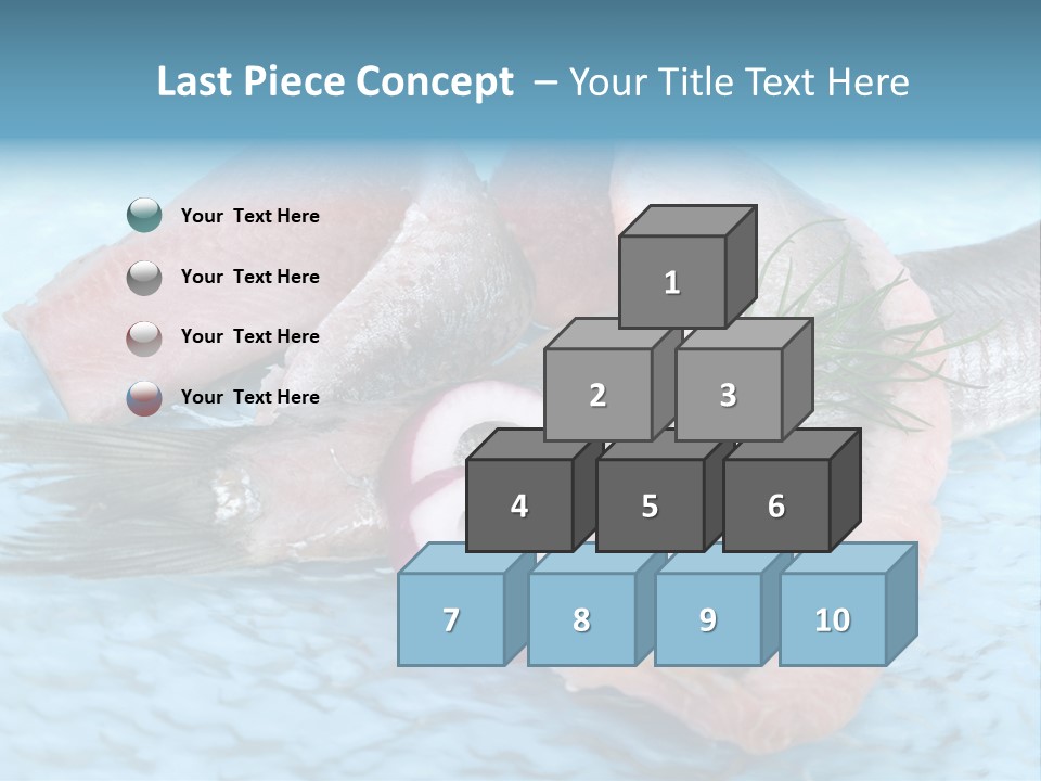 Fillet Delicacy Fresh PowerPoint Template