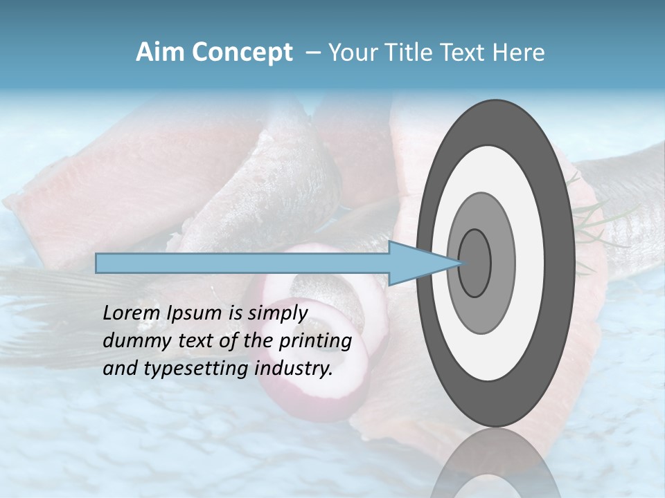 Fillet Delicacy Fresh PowerPoint Template