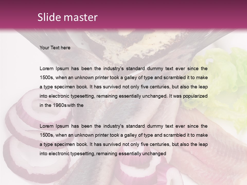 Portion Vegetable Green PowerPoint Template