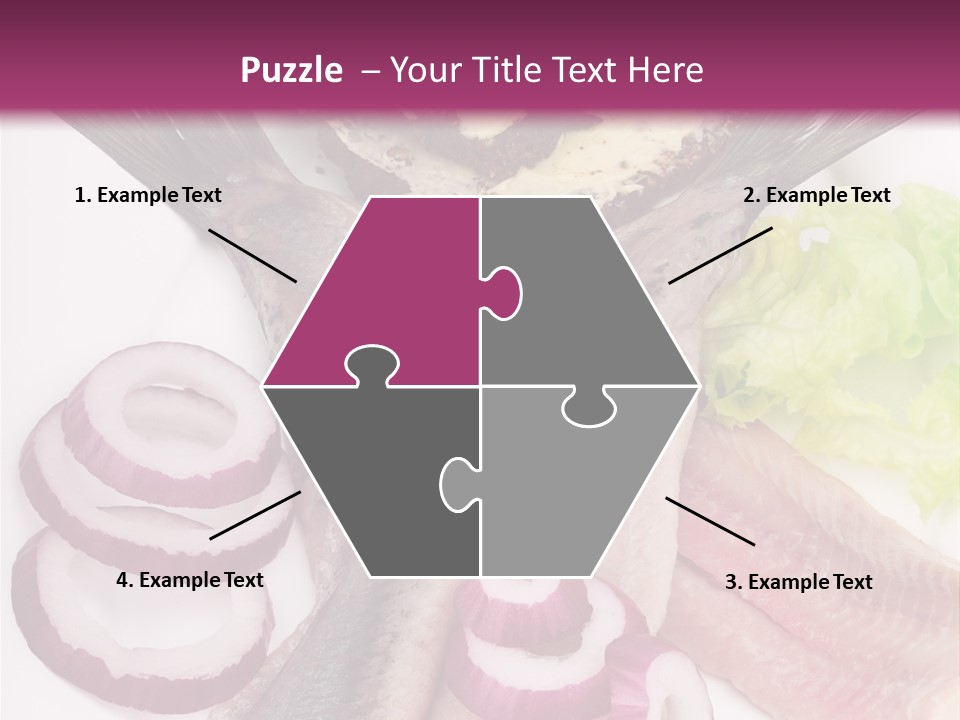 Portion Vegetable Green PowerPoint Template