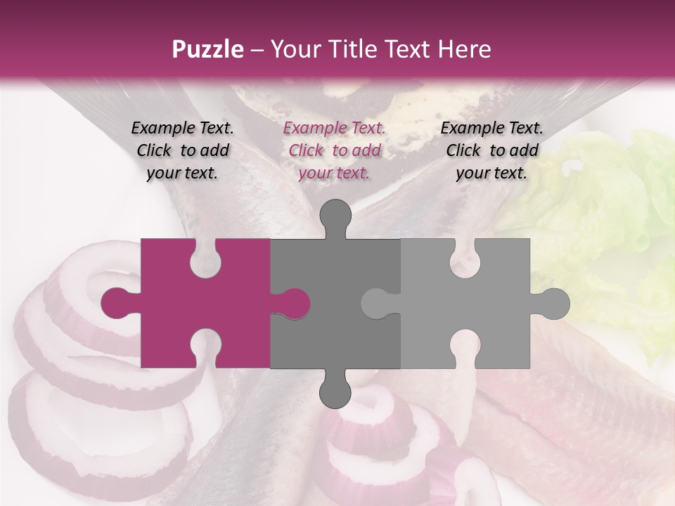 Portion Vegetable Green PowerPoint Template