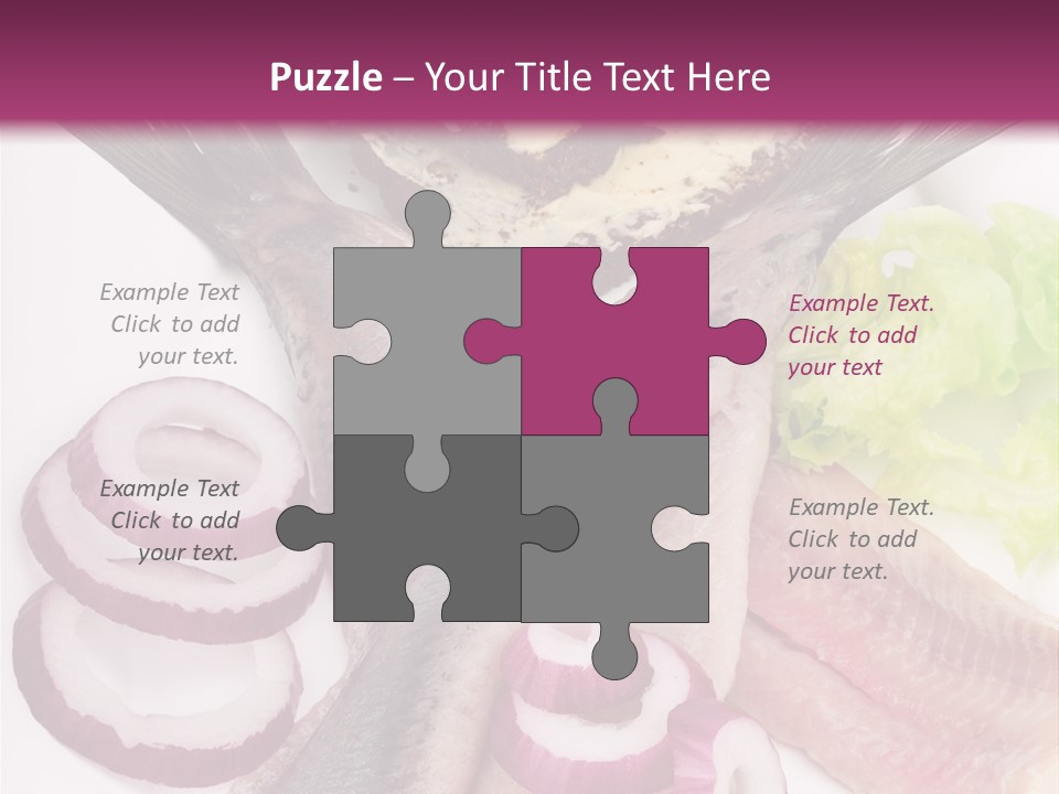 Portion Vegetable Green PowerPoint Template