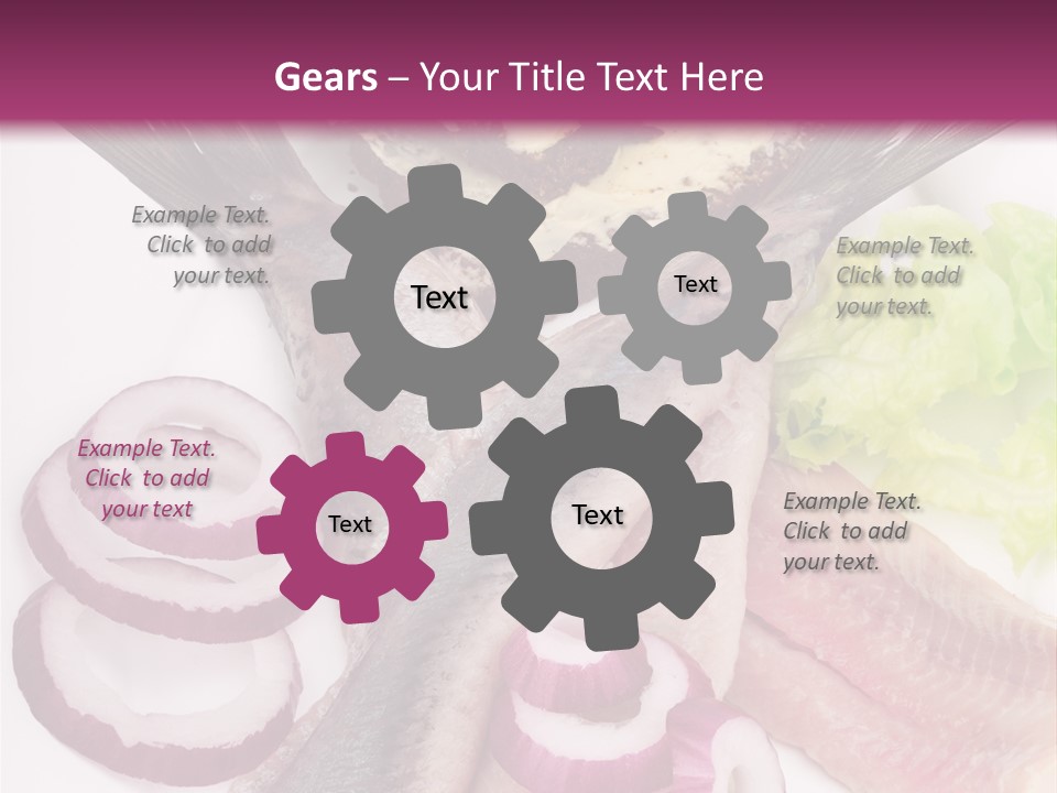 Portion Vegetable Green PowerPoint Template